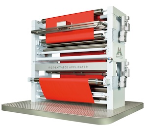 Monforts - Eco - The Eco Applicator enables finishing chemicals to be applied with a minimum amount of liquor.